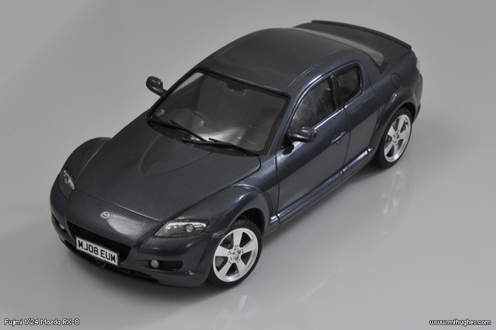 Fujimi Mazda RX-8 1/24 scale model kit. Photographs.