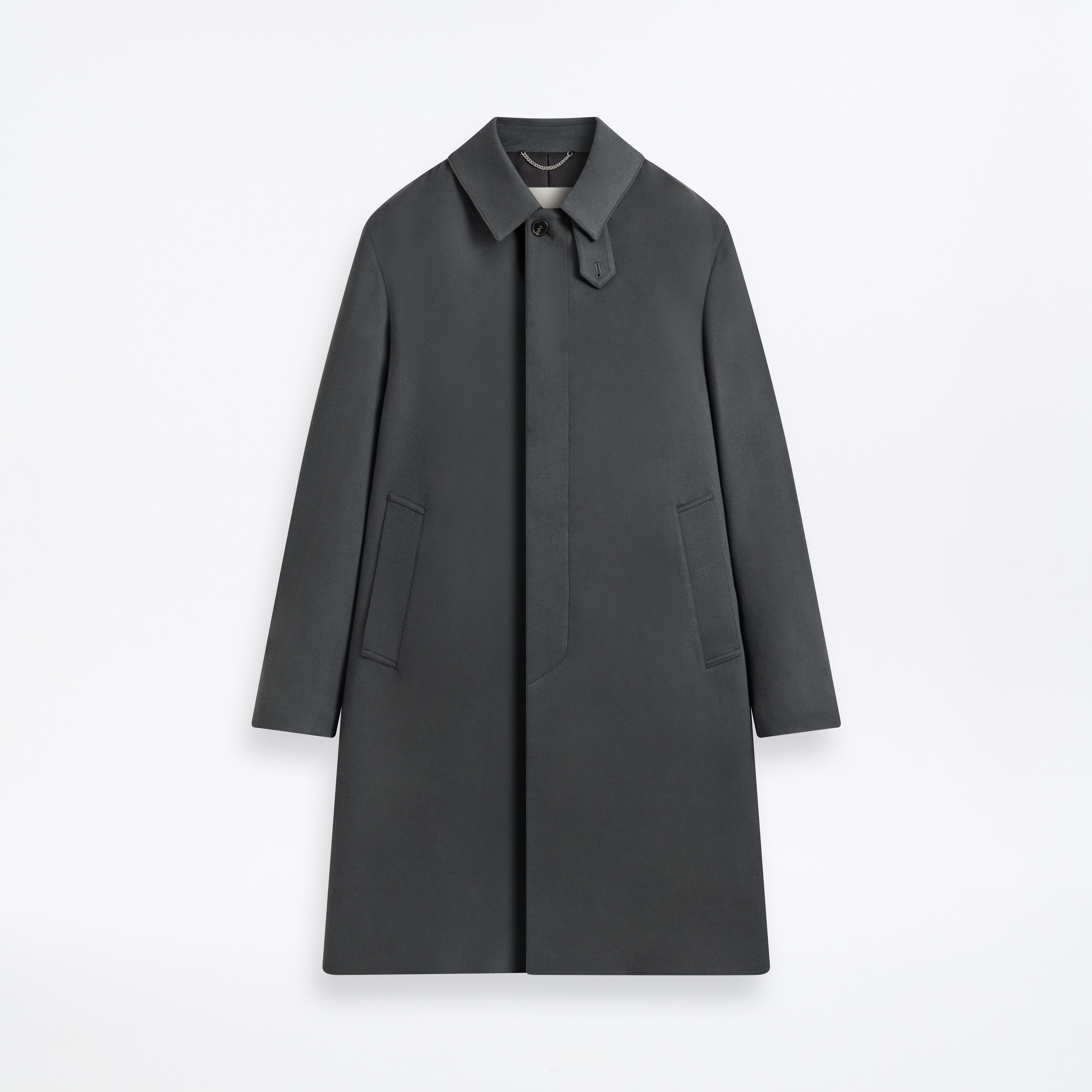 Mens Dunkeld Loro Piana Rain System Wool Coat – Mackintosh