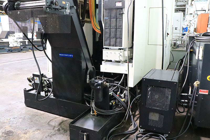 22.05'' X Axis 24.8'' Y Axis Mazak NEXUS 4000 II HORZ MACHINING