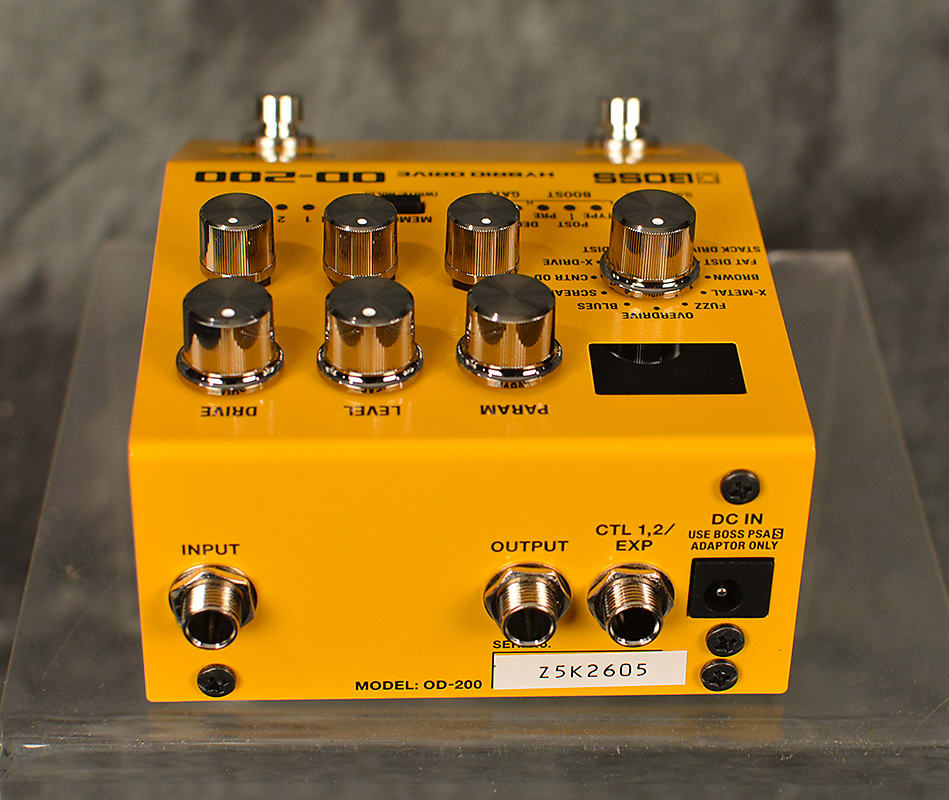 Boss OD-200 Hybrid Drive Multi Distortion Fuzz Overdrive Pedal