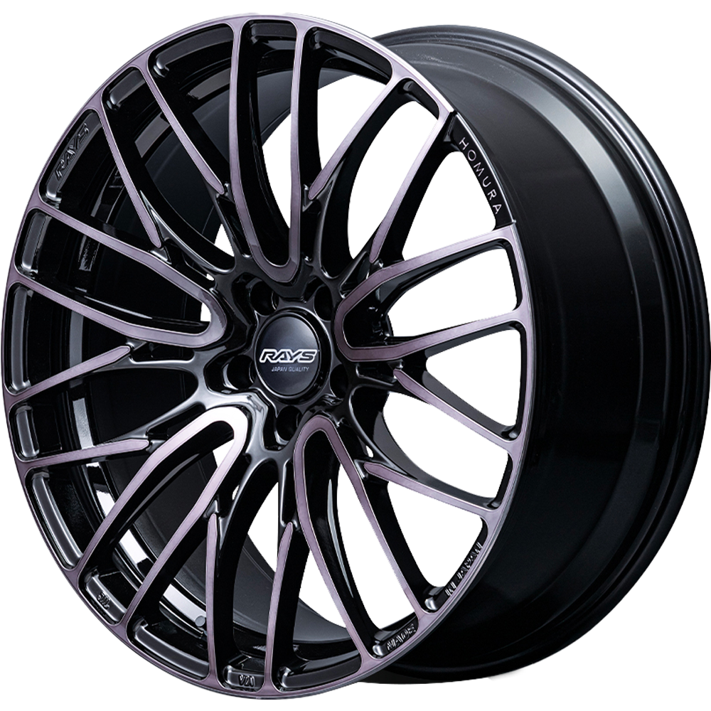 レイズ HOMURA(ホムラ) 2×10 BD BLACK CLEAR EDITION 19インチ - MAZDA