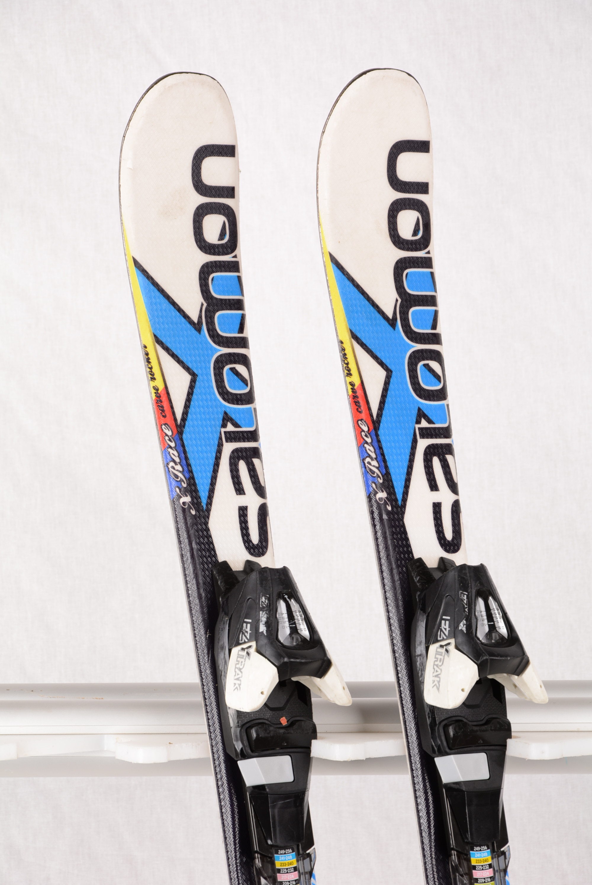 children's/junior skis SALOMON X-RACE, carve rocker, BLUE + Atomic