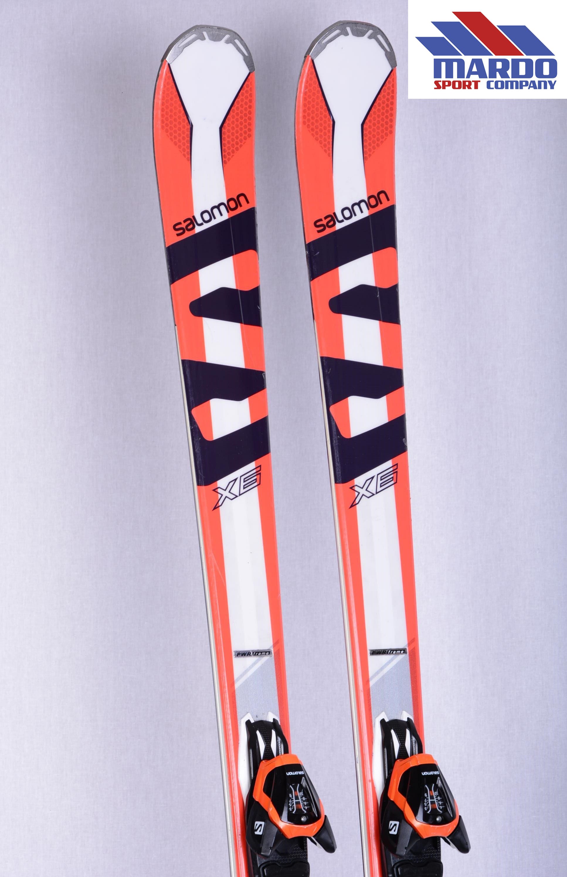 skis SALOMON X-MAX X6, POWER frame, Woodcore, Orange + Salomon L