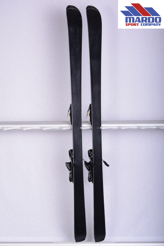 skis SALOMON Q MAX jr., Black/green, + Atomic EZYTRAK 7 black