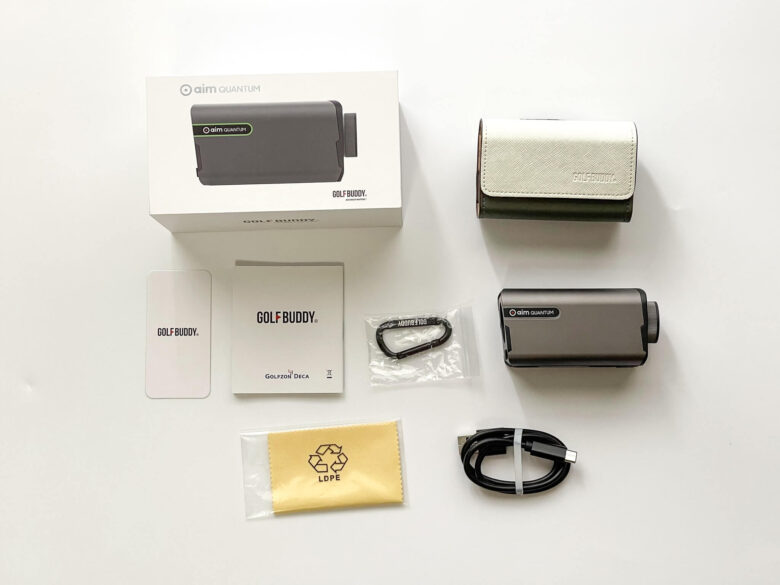 評価レビュー】ゴルフバディaim QUANTUM レーザー距離計｜斬新な