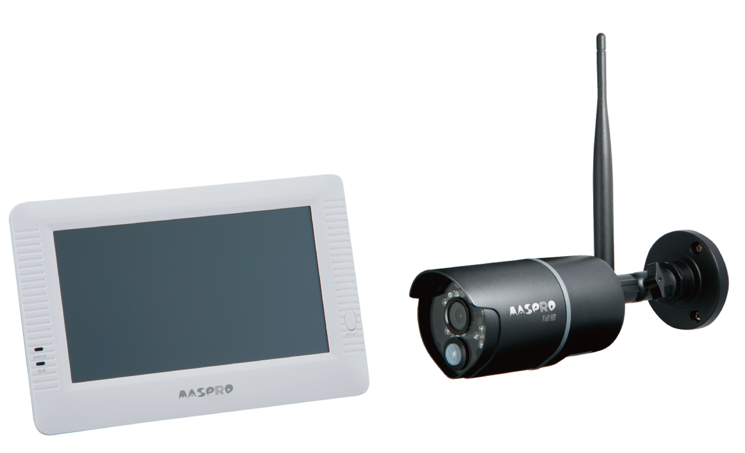 モニター＆ワイヤレスHDカメラセット WHC7M3 | マスプロ電工