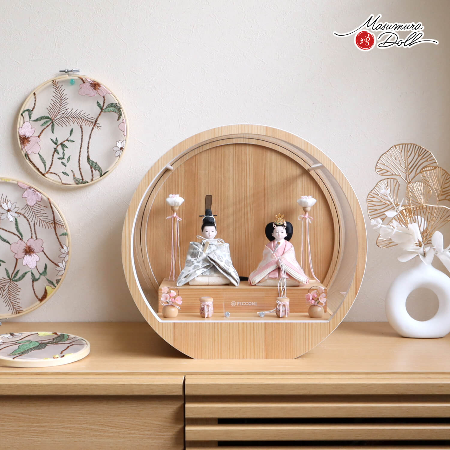 新作 ケース飾り 小西実作 PICCONI 麗-うらら- Kiraraおすべらかし 京
