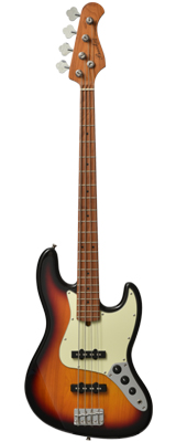 Bacchus(バッカス) ／ BJB-1-RSM／M BLK エレキベース ローステッド