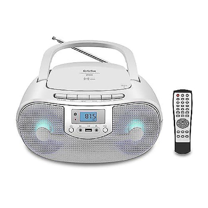 Gelielim（ゲリリム）CDプレーヤーブームボックス Bluetooth搭載FM