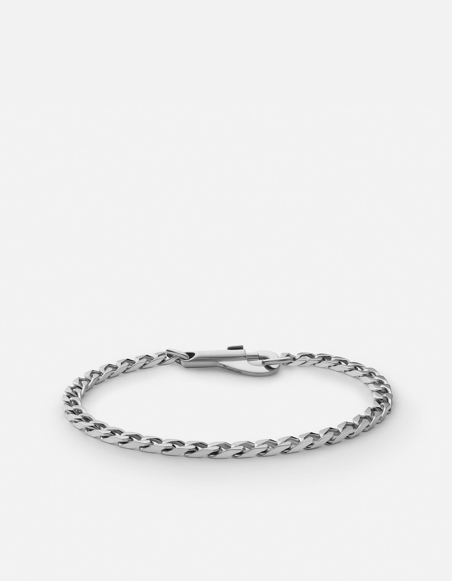 4mm Snap Chain Bracelet Sterling Silver Men's | Miansai