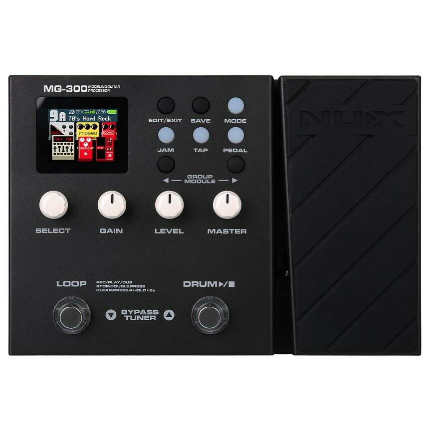 NUX MG-300 モデリングギタープロセッサー ペダル搭載 マルチ