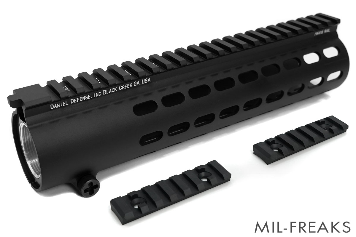 Airsoft Artisan Daniel Defenseタイプ HK416 MFR ハンドガード サイズ