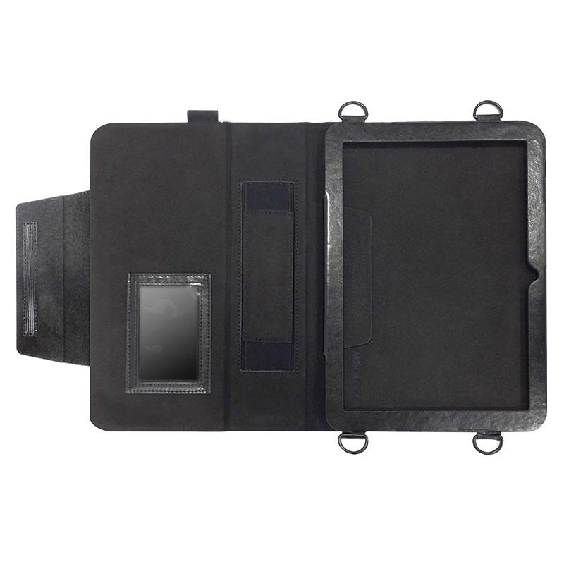 iPad Pro 9.7 inch/iPad Air2 首掛け合成皮革ケース ブラック｜スマホ