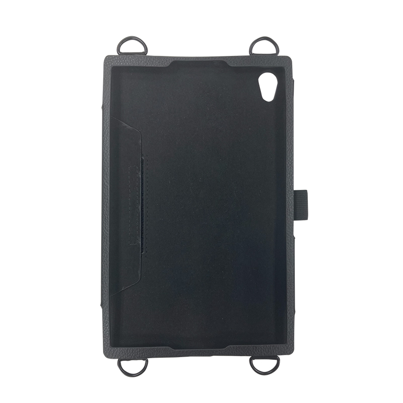 Lenovo Tab K10 合成皮革ケース(フタなし) ブラック｜スマホ