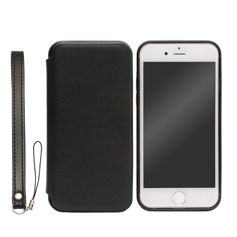 iPhone 6/6s フリップ脱着型PUレザーケース「2WAY」 ブラック｜スマホ