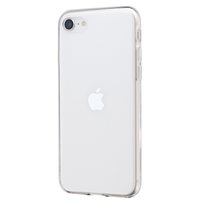 iPhone SE(第3/2世代)/8 ストラップホール付き TPUケース クリア