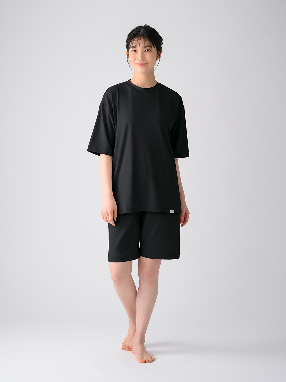 ReD（レッド）リカバリーウェア スリープ プルオーバー半袖 ブラック S