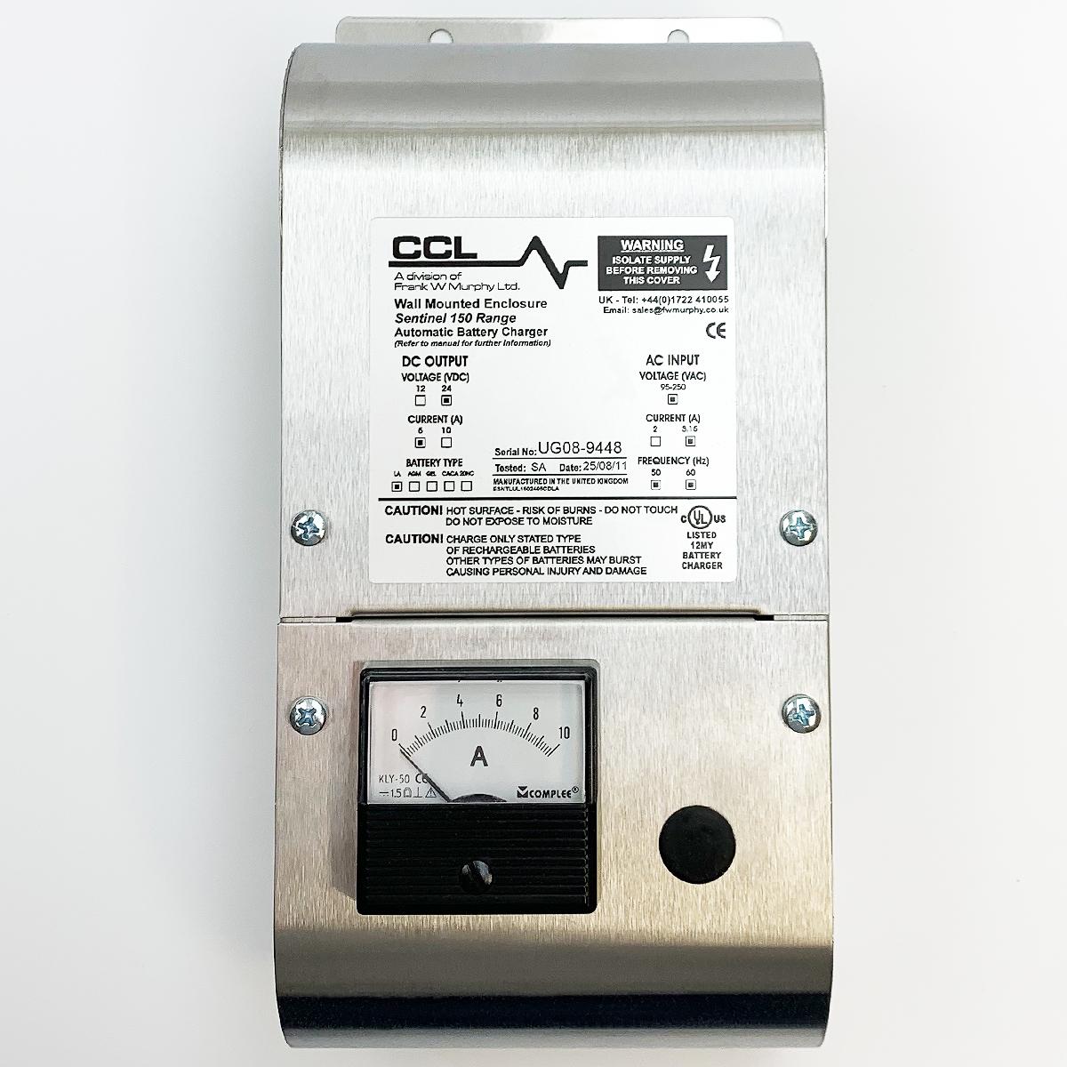 Sentinel 150, 24V-5A, Enclosed Battery Charger