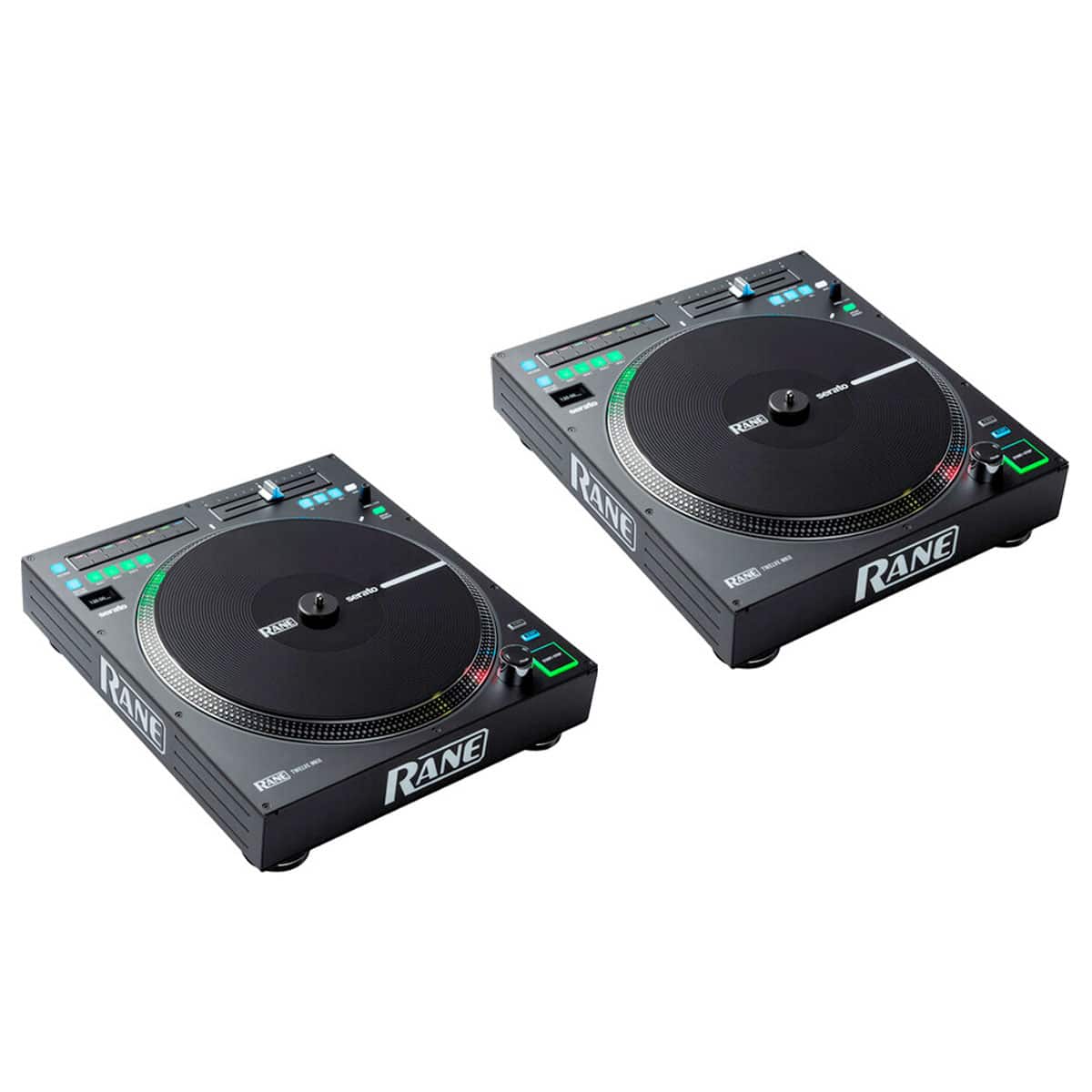 2Pack RANE TWELVE MKII 12” Motorized Turntable Controller with a