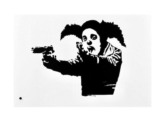 Banksy バンクシー Clown ポスターの販売 ー NOISEKING ノイズキング