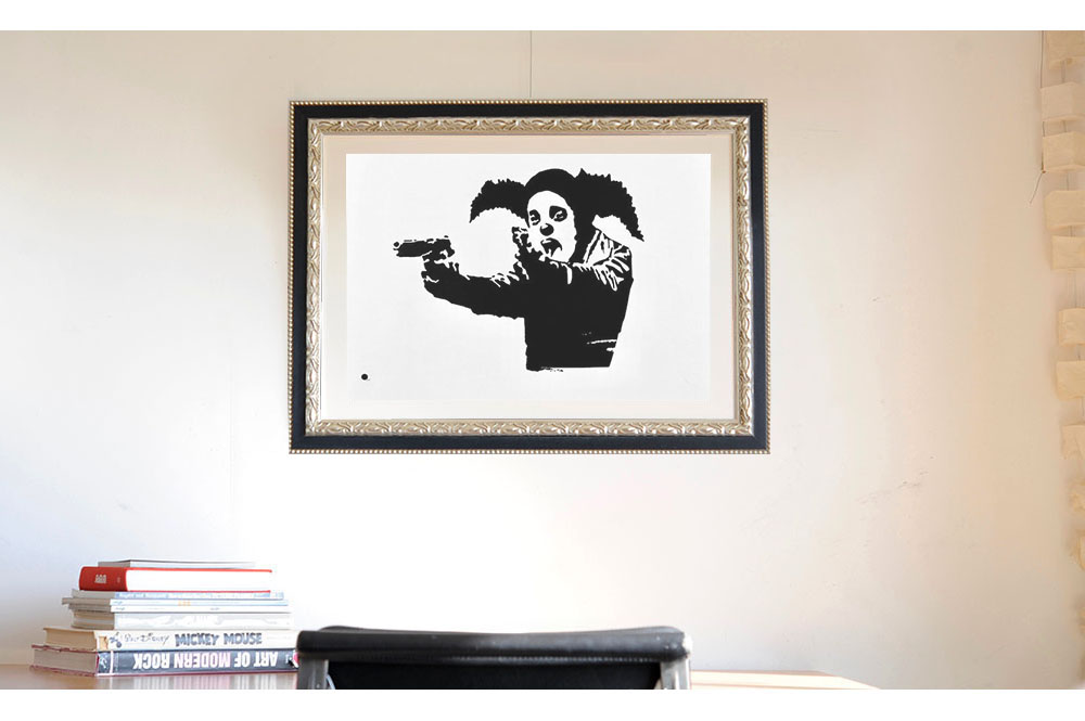 Banksy バンクシー Clown ポスターの販売 ー NOISEKING ノイズキング