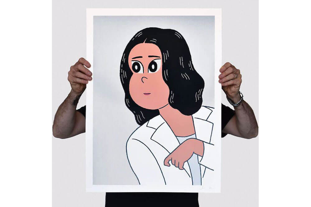 JUN OSON/ジュン・オソン(HEROES)キャンバス スクリーンプリント JUN