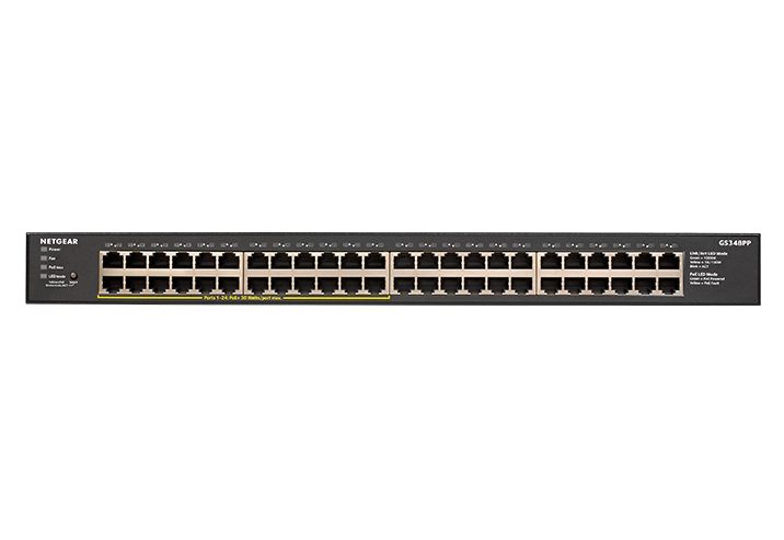 NETGEAR 48-Port Gigabit Ethernet Unmanaged PoE+ Essentials Switch
