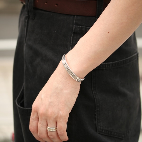 Tiffany&Co. ティファニー アトラス バングル 中古 レディース