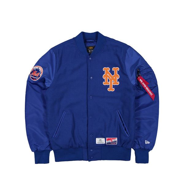 Alpha Industries x New York Mets MA-1 Wool Varsity Jacket – New