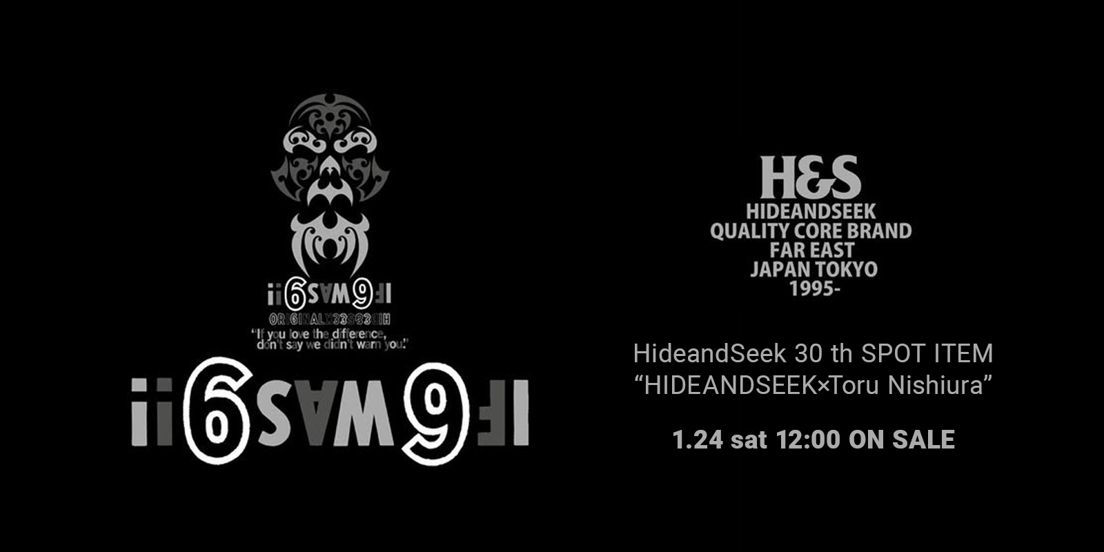 1/24(土) 12時〜 30th SPOT ITEM 