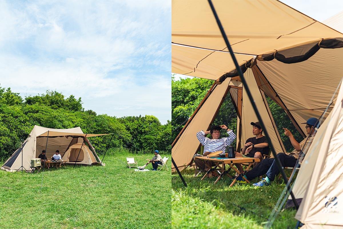 Hilander(ハイランダー) A型フレーム グランピアン2 テント シェルター