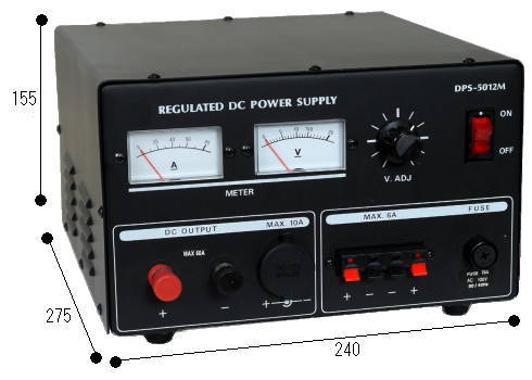 直流安定化電源 AC100V⇒DC12V DPS-5012M（DC12V）の詳細および販売