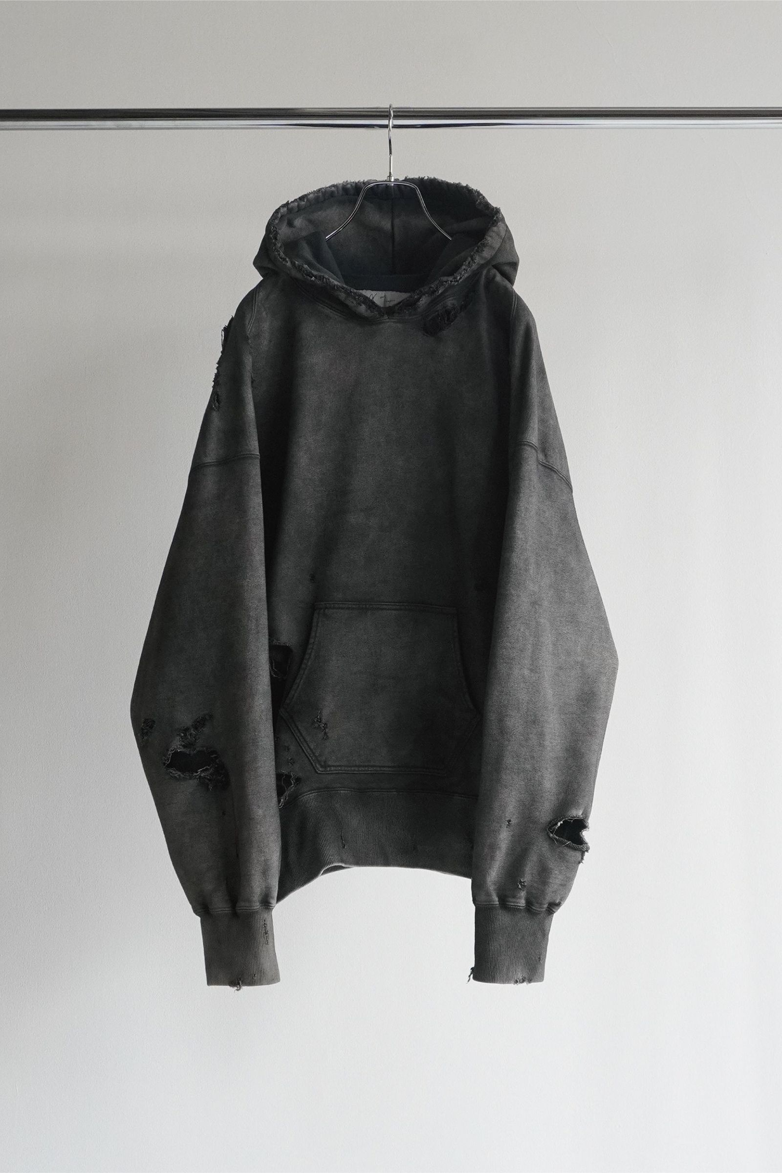 ANCELLM - AGING CRASH HOODIE | BLACK | パーカー | NapsNote