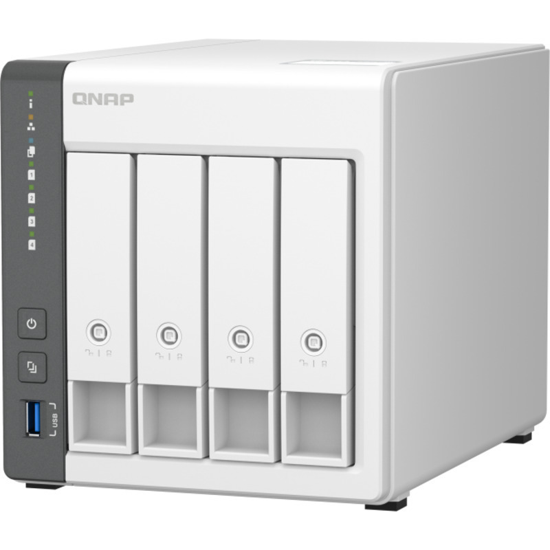 QNAP TS-433 4tb NAS 4x1tb Sandisk Ultra 3D SSD Drives Installed
