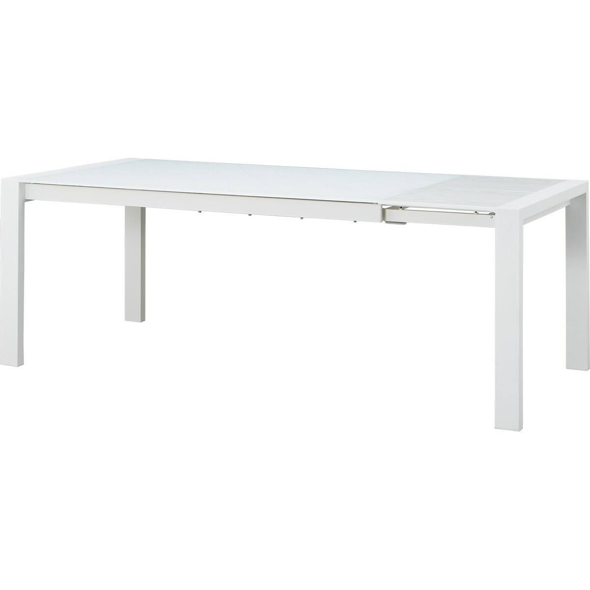 伸長式ダイニングテーブル(ES02 160/200 WH) | ニトリネット【公式