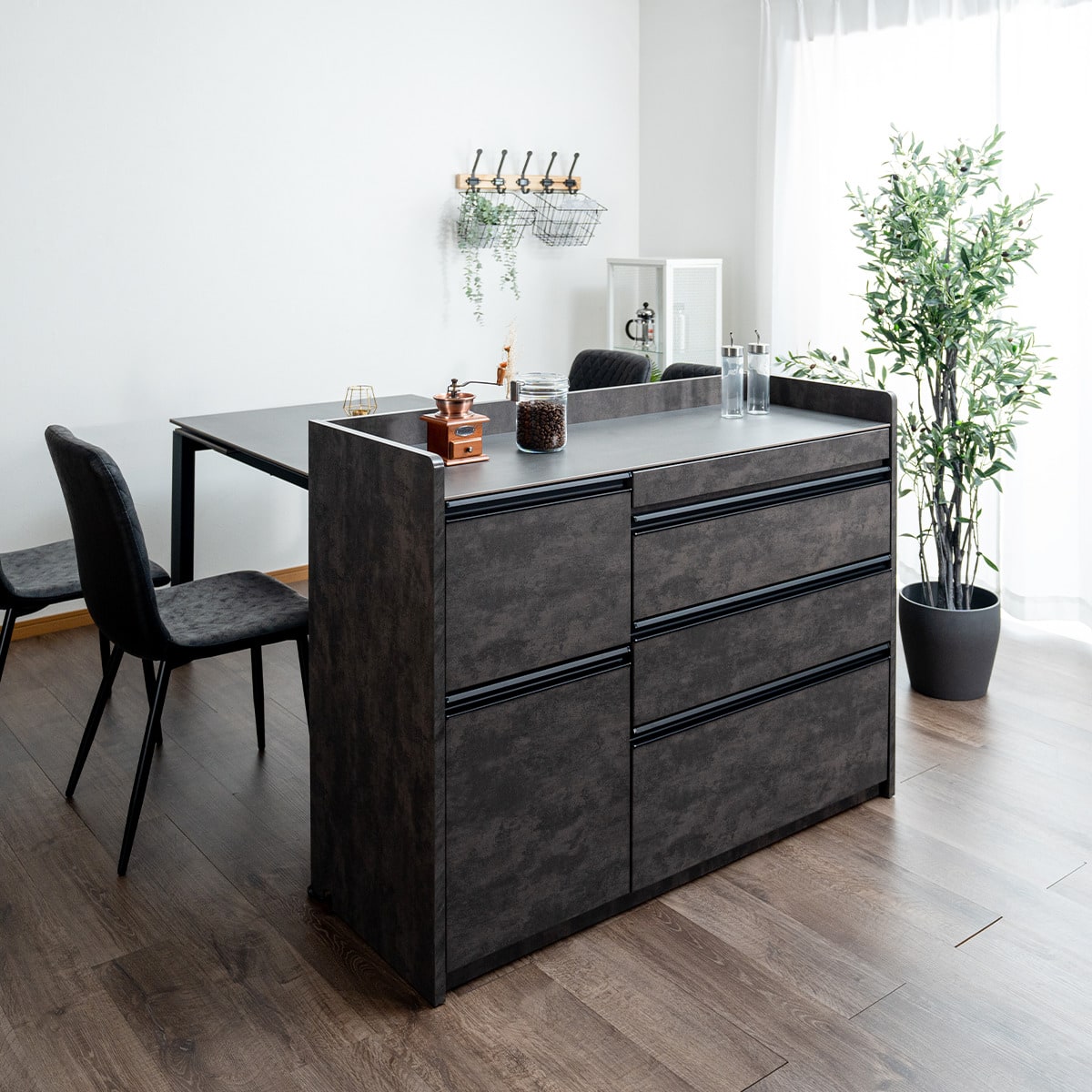 セラミック天板 両面カウンター 幅120cm (GY) | ニトリネット【公式