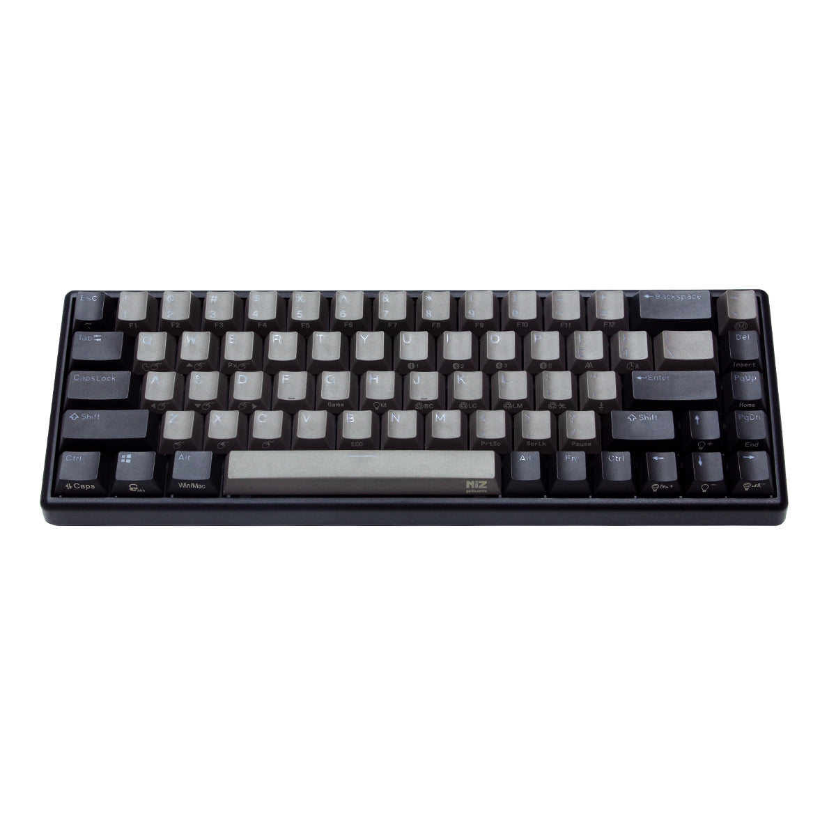 NiZ ATOM68 静電容量無接点キーボード ワイヤレス 黒い