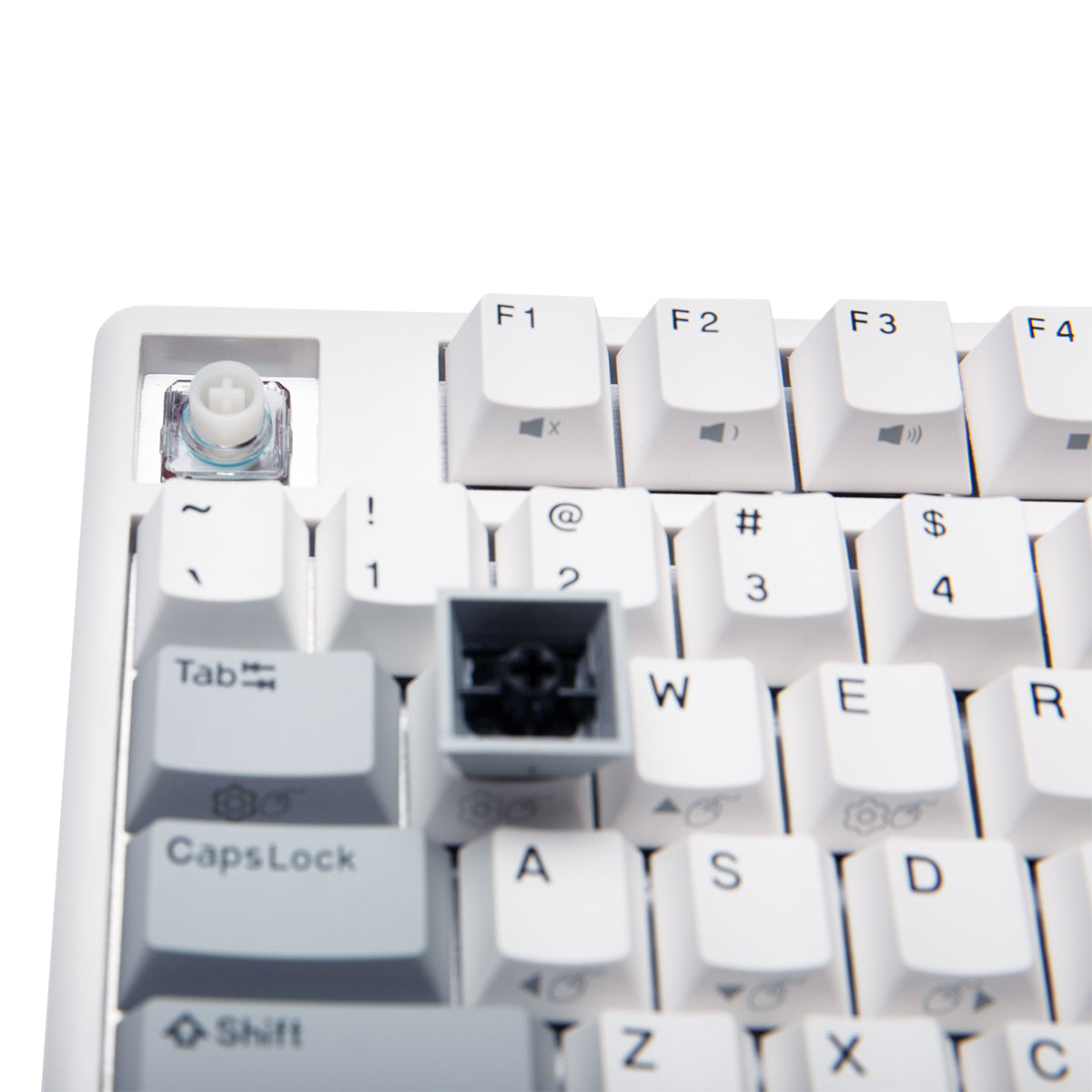 NiZ Micro82 静電容量無接点キーボード 有線・無線 白い