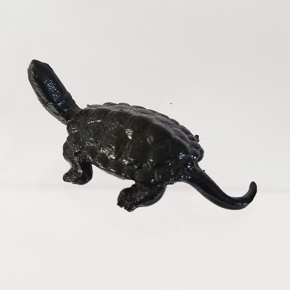 ミニチュア 添配 盆景 蝋型鋳物 銅製 亀（かめ）中サイズ オブジェ 枯山水