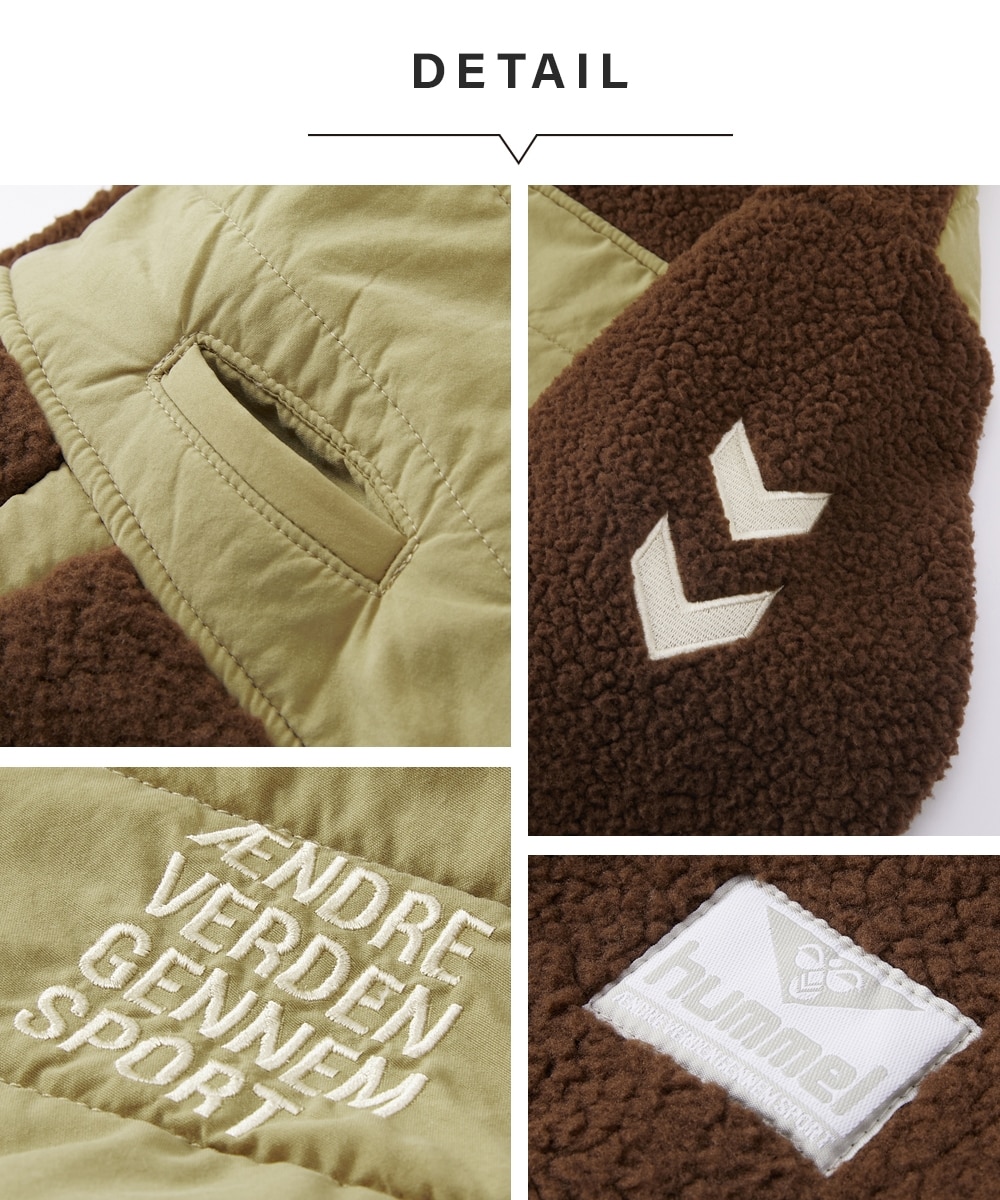 HUMMEL PLAY ボアフリースジャケット (ヒュンメルプレイ)(ユニセックス