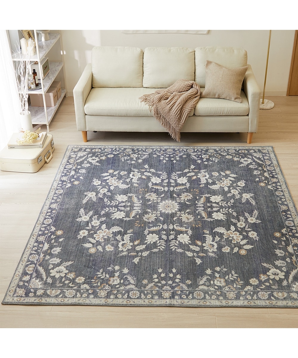 ラグ｜ダマスク柄 通販【ニッセン】