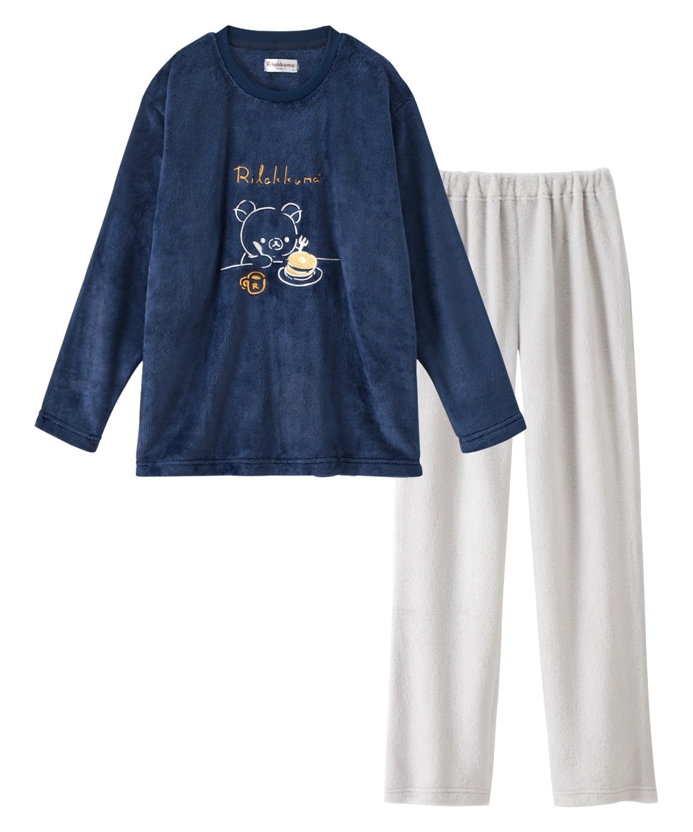 リラックマ ミンクフリースルームウェア上下セット 通販【ニッセン】