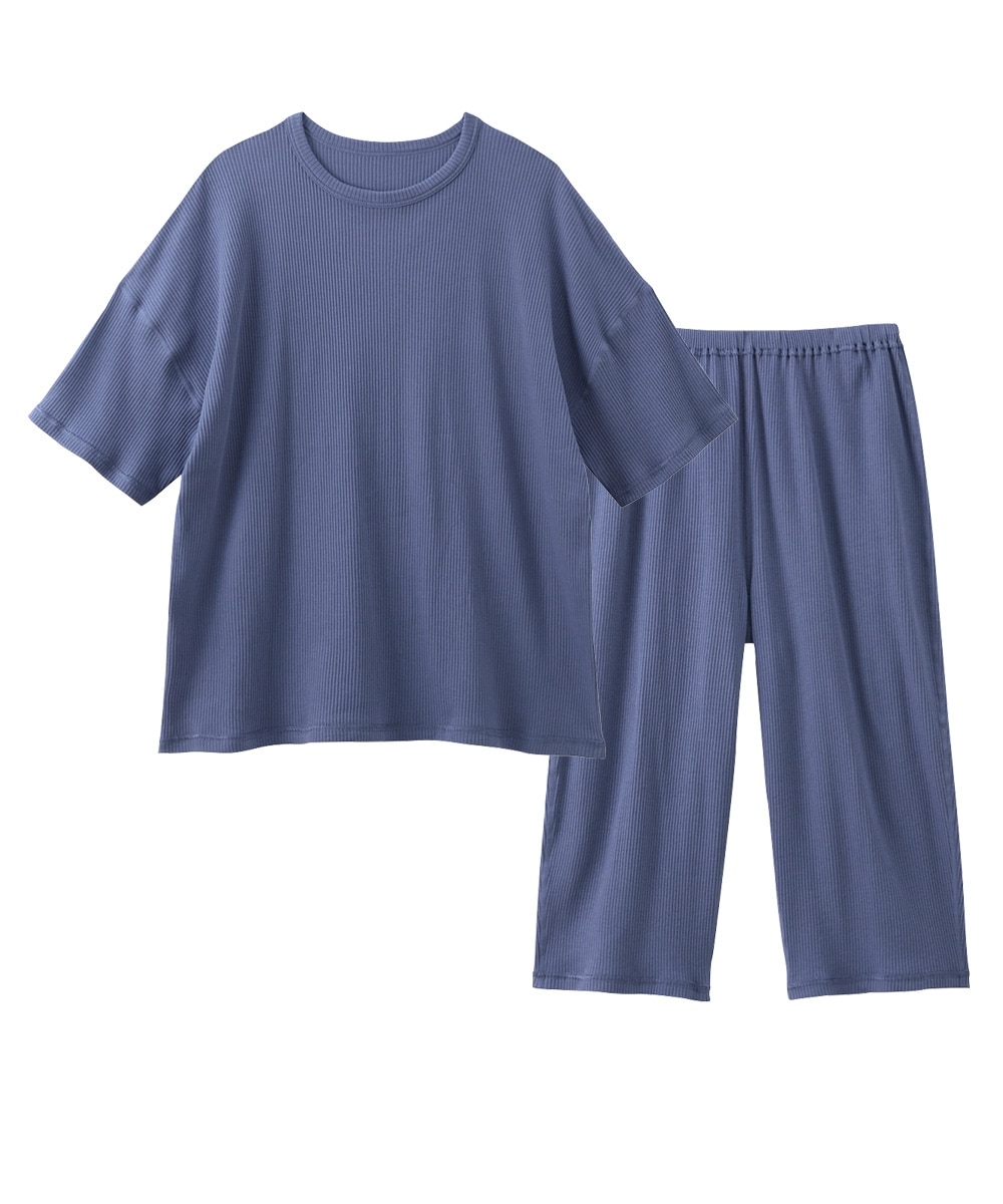 綿と暮らす】オーガニックコットン100％ 半袖ルームウェア上下