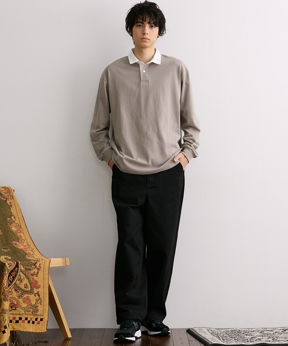 ルーズシルエット ラガーシャツ 通販【ニッセン】