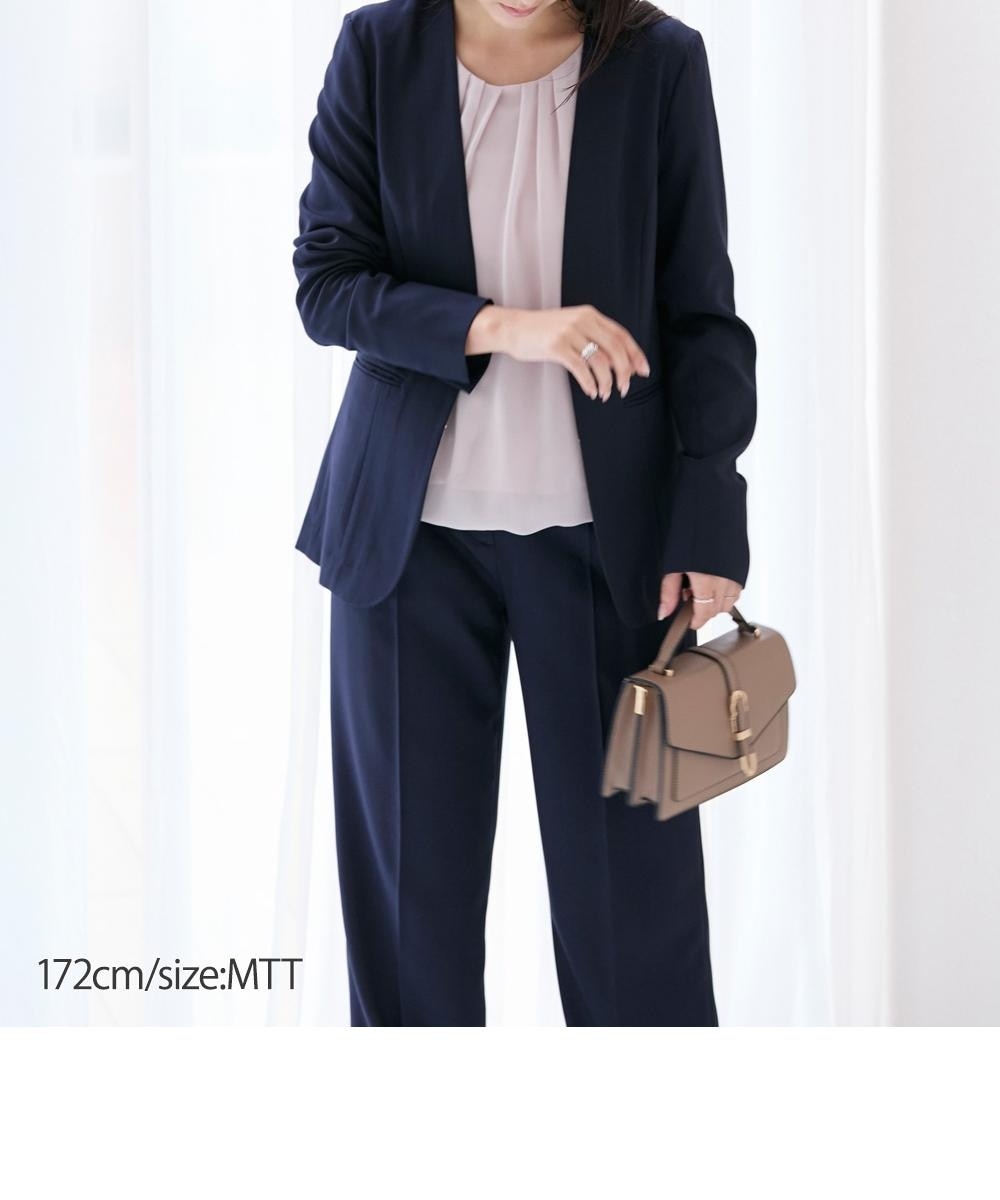 レディーススーツ】洗濯機で洗える セットアップ対応 高身長 ノー