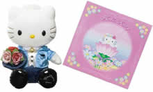 新たな慶祝用電報台紙「キティちゃんメモリアルボックス」、「キティ