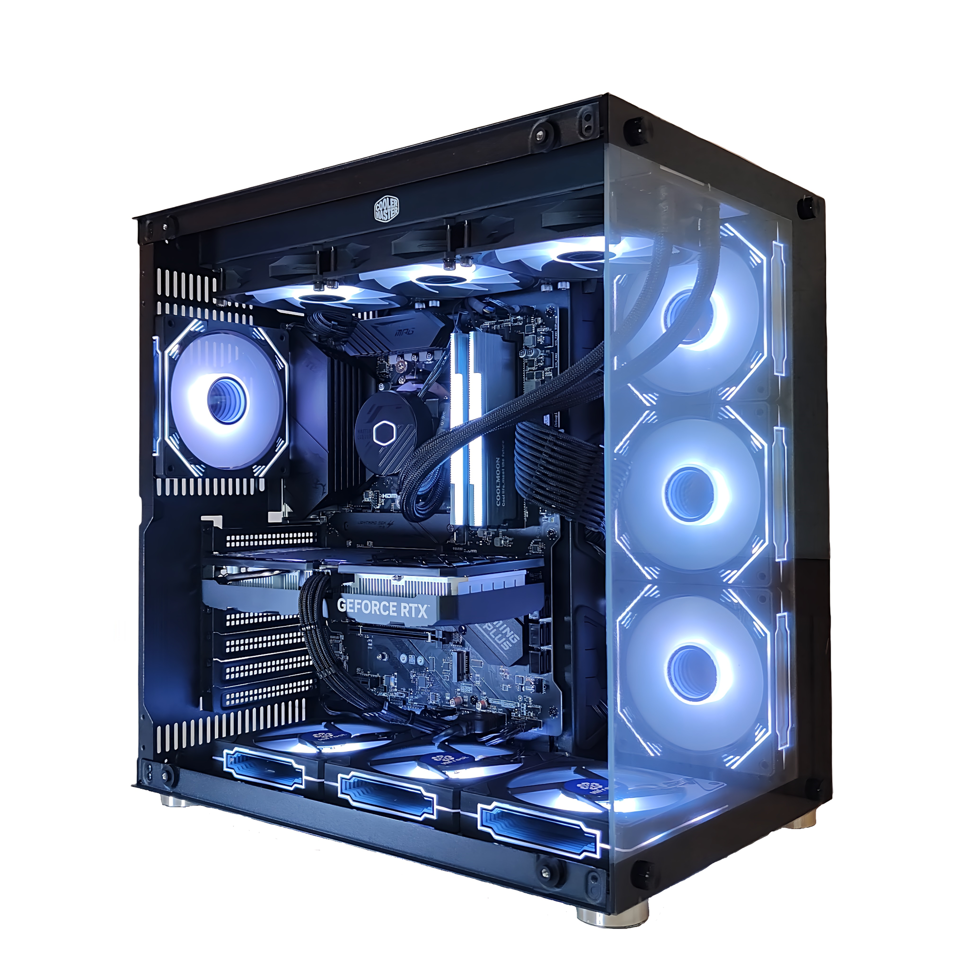 AMD Ryzen9 9950x ／ RTX5090 32GB ガラス2面ATX ゲーミングPC