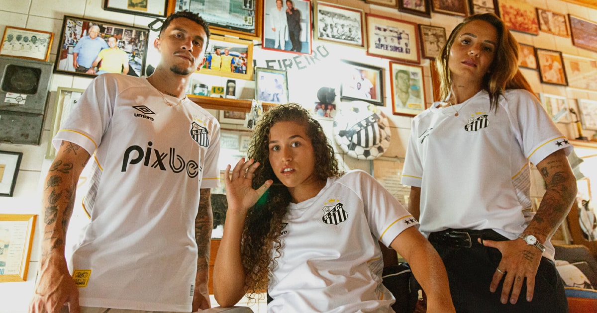 Umbro Launch Santos 23/24 Home & Away Shirts - SoccerBible