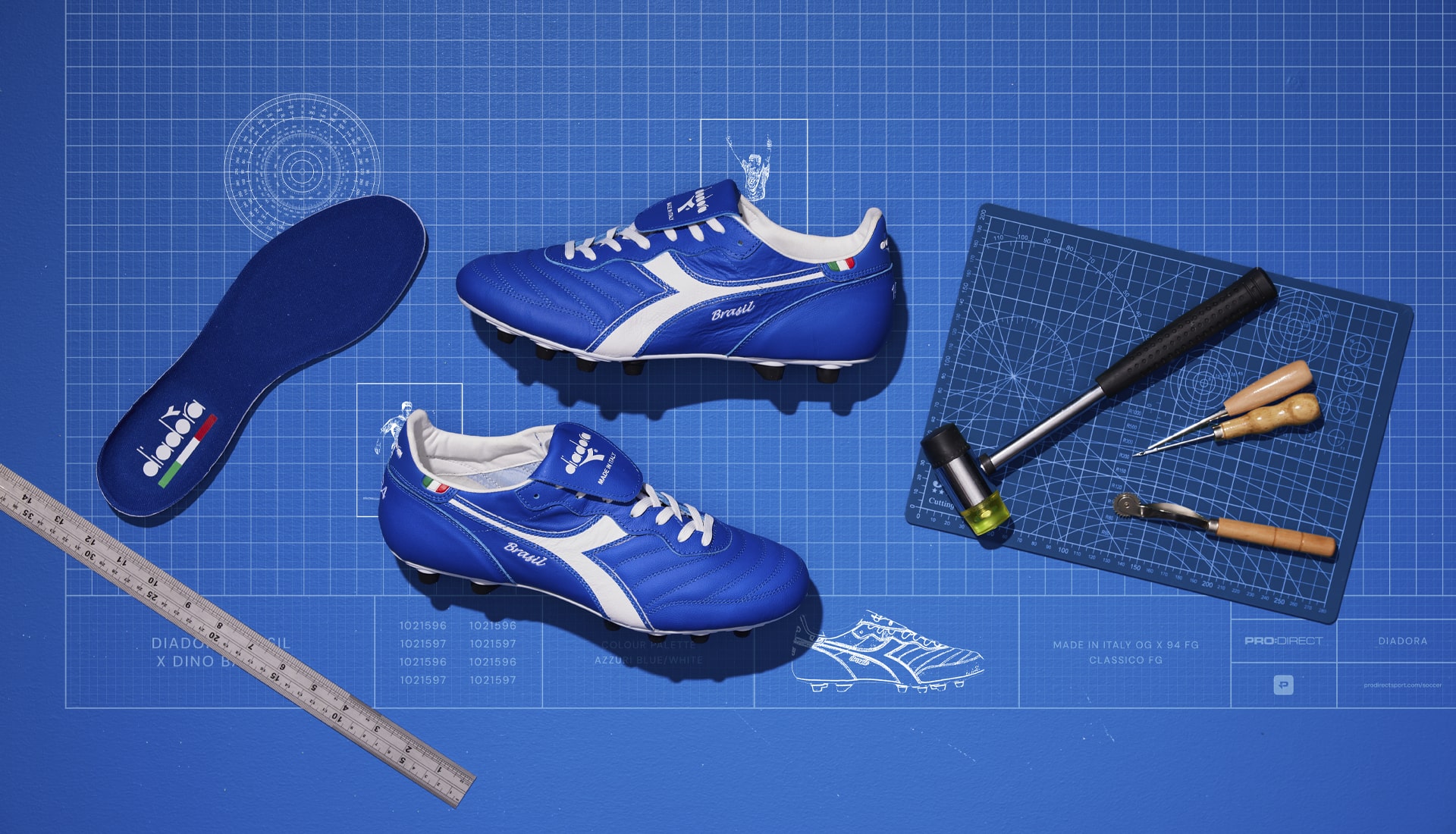 Diadora Release Iconic 'Baggio Blue' Colourway Of Brasil Boot