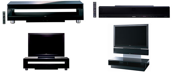 テレビと一緒にすっきり置いて、手軽に5.1chのサラウンドを楽しめる